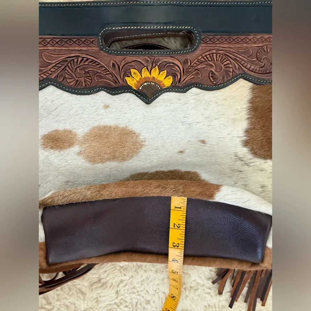Fringe Cowhide Purse - Picture 7 of 7